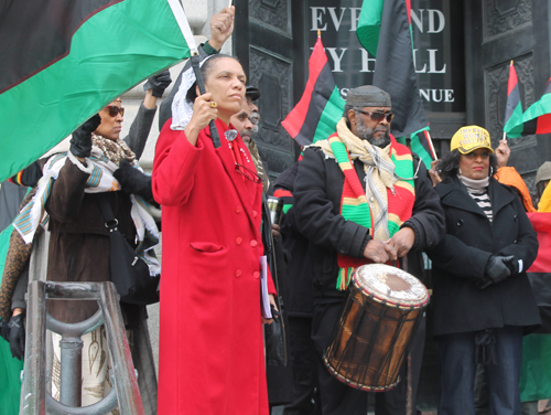 African-American flag raised over Cleveland City Hall