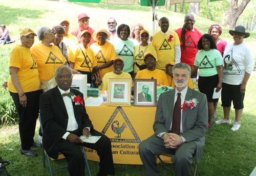 Mayor Jackson with the African American Cultural Garden group
