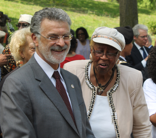 Mayor Jackson and Dorothy Adams