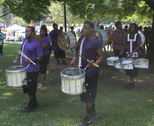 Central State University Charleston Heritage Blazing Steel Band performed at the 38th annual Glenville Community Festival and Parade
