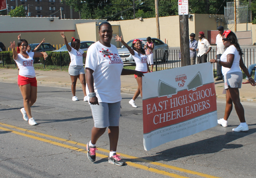 East HS Marching in the 38th annual Glenville Community Parade