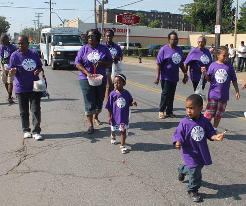 Marching in the 38th annual Glenville Community Parade