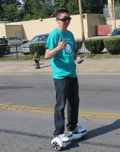 Cultural Gardens One World Day Marching in the 38th annual Glenville Community Parade