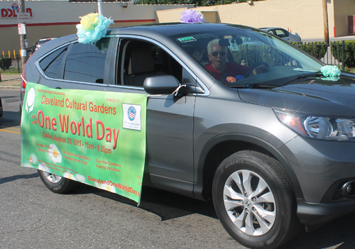 Cultural Gardens One World Day Marching in the 38th annual Glenville Community Parade