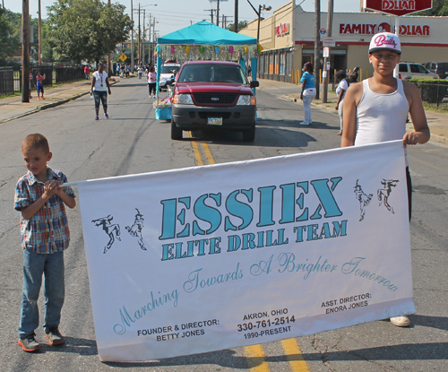 Marching in the 38th annual Glenville Community Parade