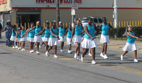 Marching in the 38th annual Glenville Community Parade