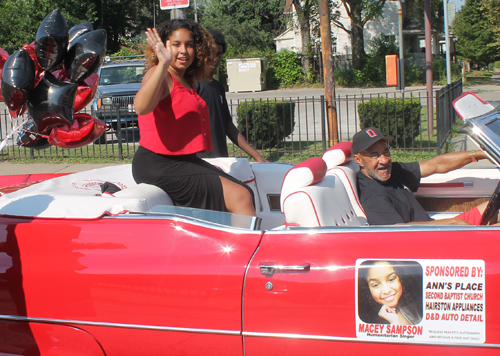 Marching in the 38th annual Glenville Community Parade