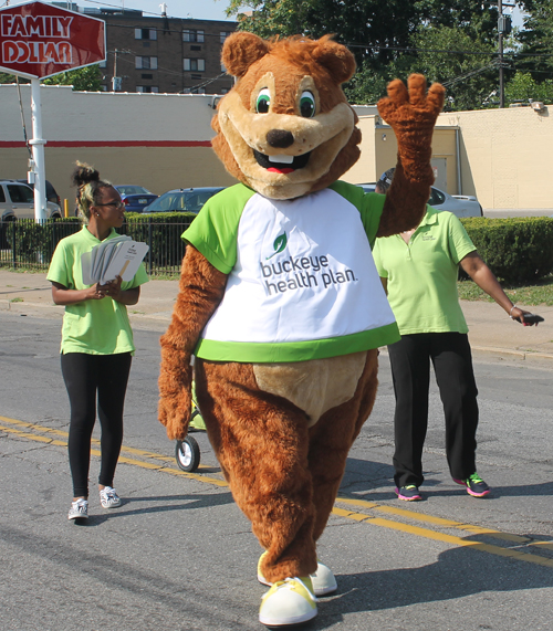 Marching in the 38th annual Glenville Community Parade