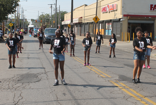 Marching in the 38th annual Glenville Community Parade