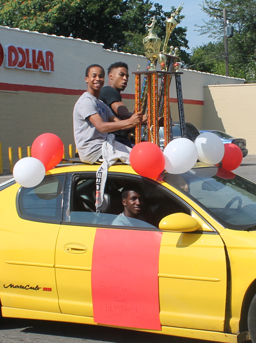 Marching in the 38th annual Glenville Community Parade