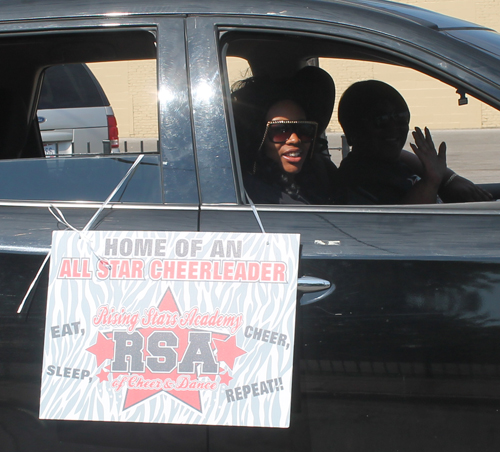 Marching in the 38th annual Glenville Community Parade