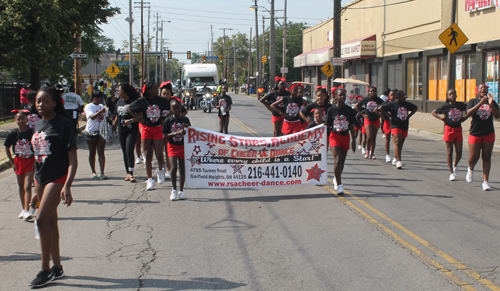 Marching in the 38th annual Glenville Community Parade