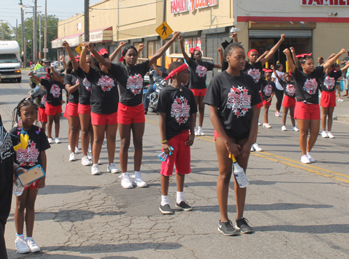 Marching in the 38th annual Glenville Community Parade