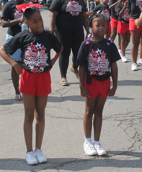 Marching in the 38th annual Glenville Community Parade