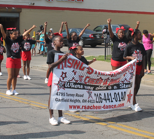 Marching in the 38th annual Glenville Community Parade