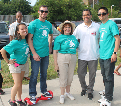 Councilman Jeff Johnson and Cleveland Cultural Garden marchers