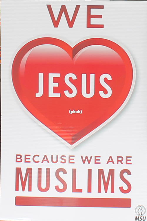 We love Jesus because we are Muslims