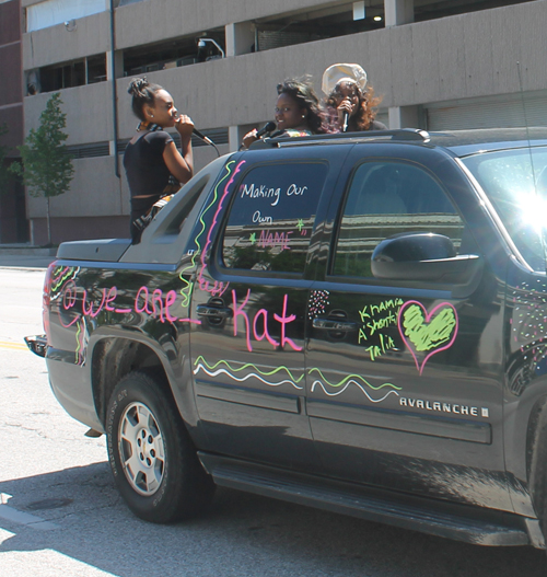 The band KAT at Cleveland Umoja Parade