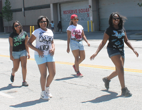 Singers K.A.T. at Cleveland Umoja Parade