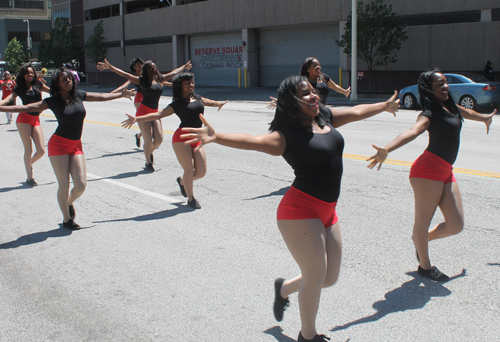 Shaw High School Marching Band at Umoja Parade in Cleveland