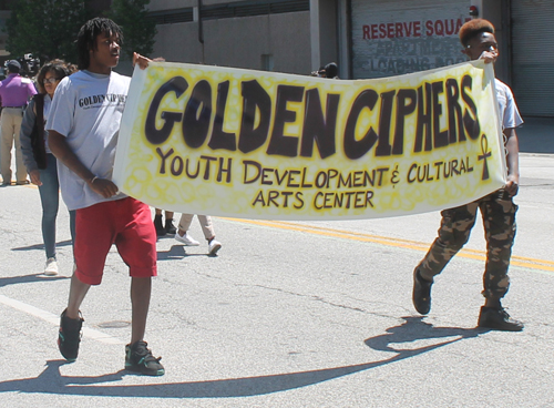 Golden Ciphers at Cleveland Umoja Parade