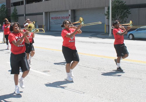 Shaw High School Marching Band at Umoja Parade in Cleveland