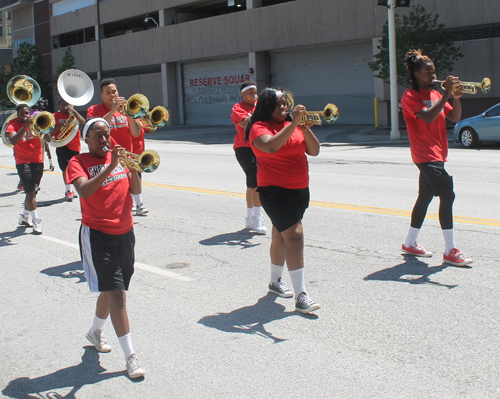 Shaw High School Marching Band at Umoja Parade in Cleveland