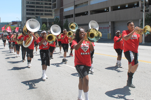 Shaw High School Marching Band at Umoja Parade in Cleveland