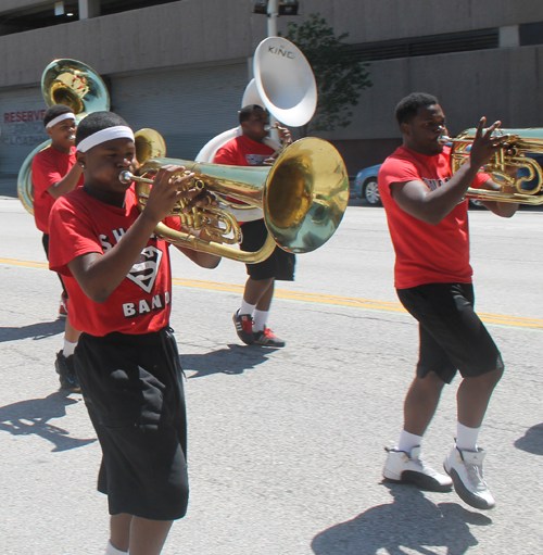 Shaw High School Marching Band at Umoja Parade in Cleveland