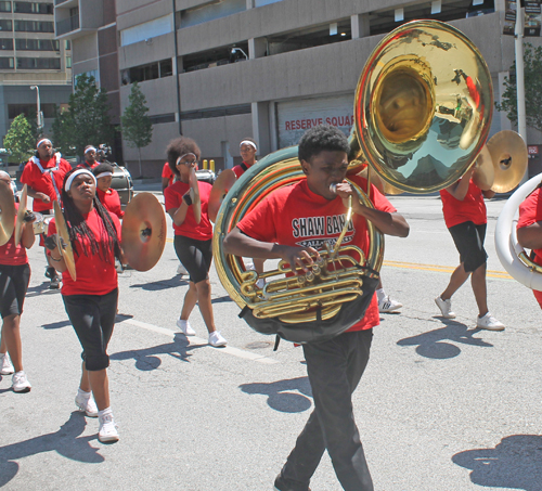 Shaw High School Marching Band at Umoja Parade in Cleveland