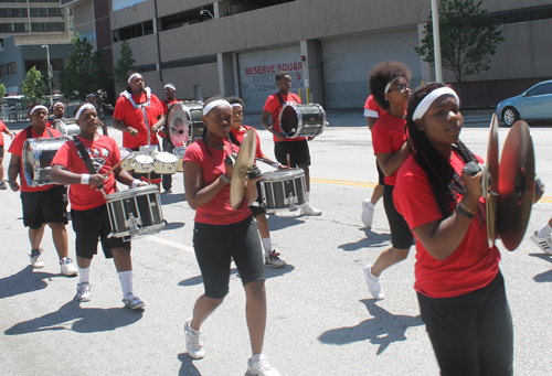 Shaw High School Marching Band at Umoja Parade in Cleveland