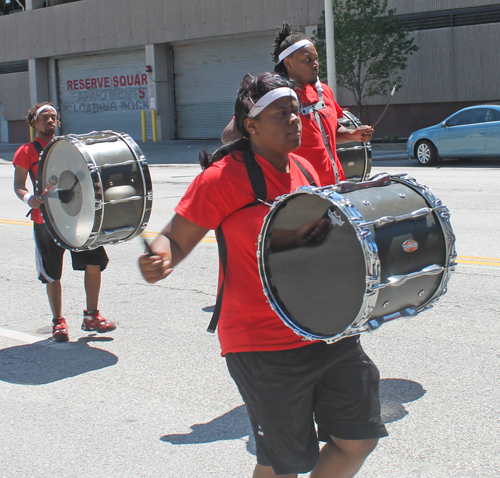 Shaw High School Marching Band at Umoja Parade in Cleveland