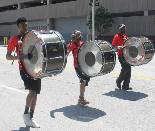 Shaw High School Marching Band at Umoja Parade in Cleveland