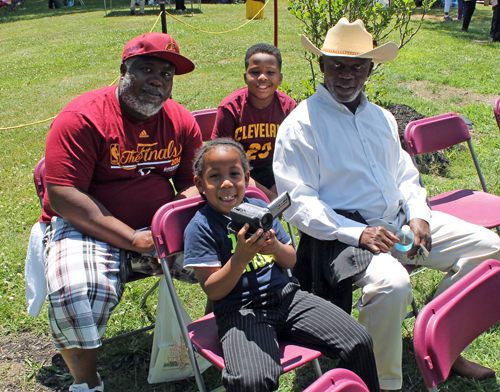 Group at African American Garden in Cleveland