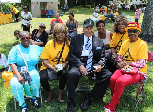 Group at African American Garden in Cleveland