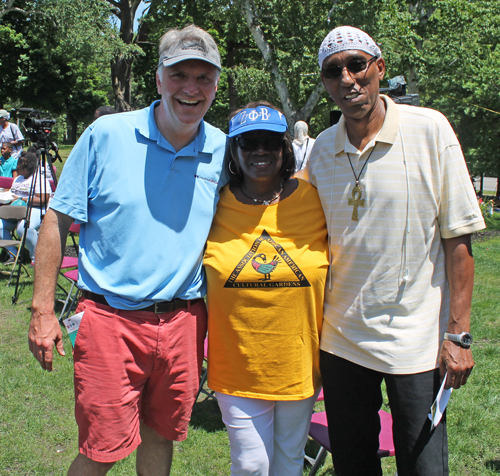 Group at African American Garden in Cleveland