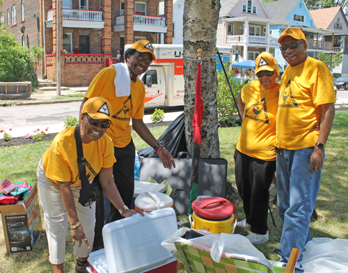 Volunteers at African American Garden in Cleveland
