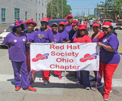 2017 Umoja Parade in Cleveland - Red Hat Society