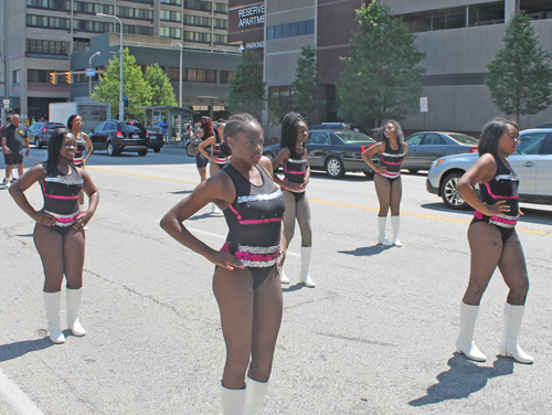 2017 Umoja Parade in Cleveland - Majorette Dancers