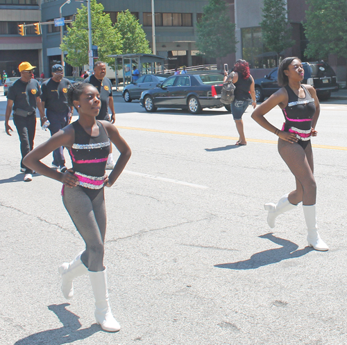 2017 Umoja Parade in Cleveland - Majorette Dancers
