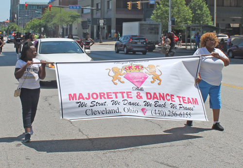 2017 Umoja Parade in Cleveland - Majorette Dancers