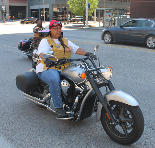 2017 Umoja Parade in Cleveland - motorcycles