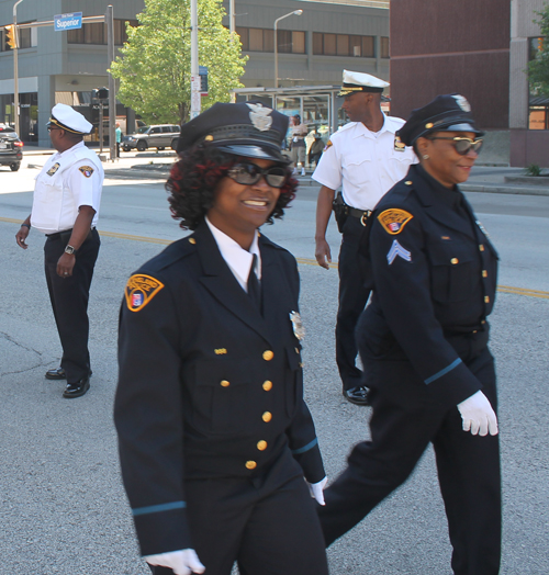 2017 Umoja Parade in Cleveland - Police