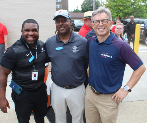 Cleveland Indians owner Paul Dolan with B&G Club leaders