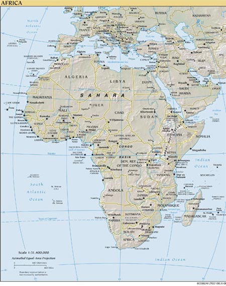 Map of Africa