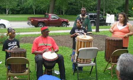 Peace in the Hood drummers