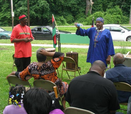 Libation Ceremony at Cleveland Juneteenth
