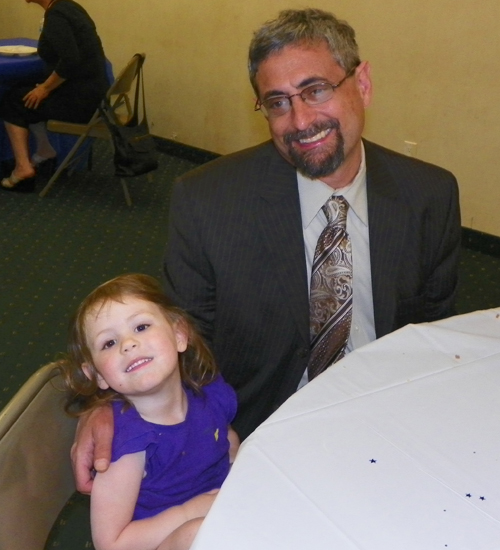 Marty Gelfand and daughter Eden