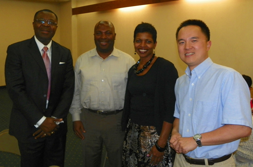 Michael Obi, Alton Tinker, Donna Dabbs and Derek Ng