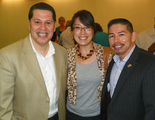 Richard Romero, Ajisa Fukudenji and Roberto Torres